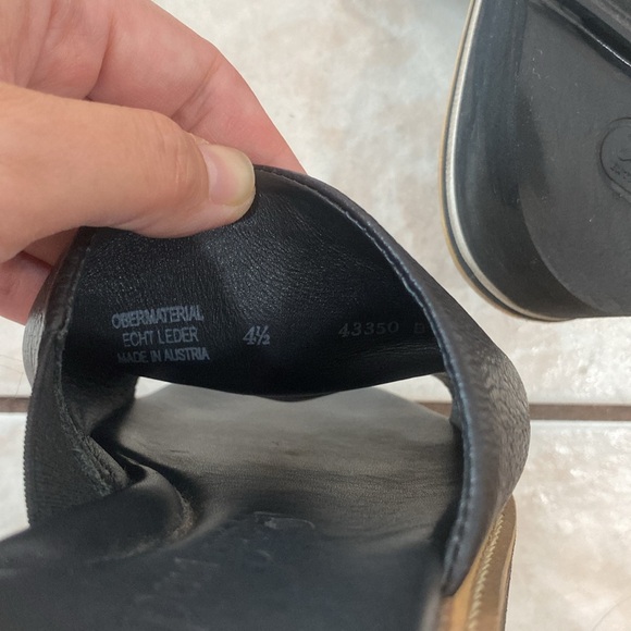 Paul Green 7914-031 Sandaletts in black. - Picture 4 of 5